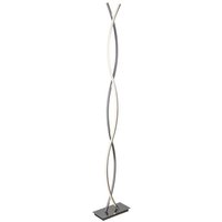 Searchlight 5679CC Platt Floor Lamp In Chrome And Glass