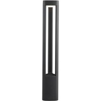 Searchlight 1005-800GY LED Outdoor Post Light With Clear Diffuser In Grey - Height: 800mm