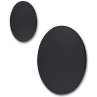 Mantra MC0120 Bora Bora 1 Light Medium 8 Watt LED Round Wall Light In Matt Black