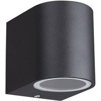 Mantra M7039 Kandanchu 1 Light Round Outdoor Wall Light In Sand Black - H: 80mm
