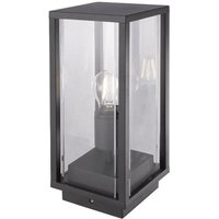 Mantra M6490 Meribel 1 Light Outdoor Pedestal Lamp Light In Graphite