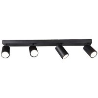 Mantra M6710 Sal 4 Light Linear Spotlight In Matt Black
