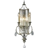 FE/GIANNA3W Gianna 3 Light Gilded Silver Wall Light