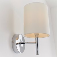 Endon BRIO-1WBCH 1 Light Wall Light in Polished Chrome Finish