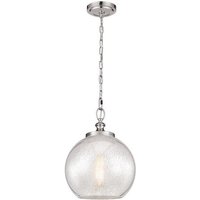 31% Discount on the Tabby 1 Light Brushed Steel Ceiling Pendant at Lights 4 Living