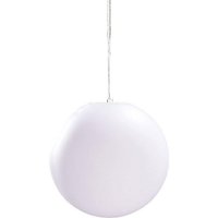 Mantra M1398 Huevo 1 Light Bathroom Medium Ceiling Pendant In Opal White