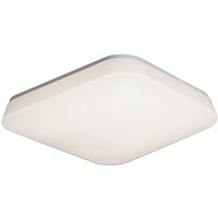 Mantra M3766 Quatro Medium LED Ceiling/Wall Light In White - Length: 350mm