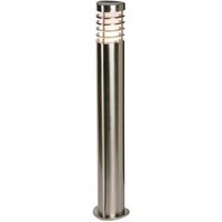 Saxby 13799 Bliss 1 Light Exterior Brushed Steel Bollard