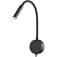 Mantra M6047 Boavista LED Tubular Wall Light In Matt Black