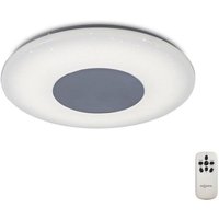 Mantra M5933 Reef LED Tuneable Flush Ceiling Light In Chrome - Dia: 450mm