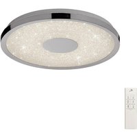 Mantra M5931 Centara LED Small Flush Ceiling Light In Chrome - Dia: 380mm