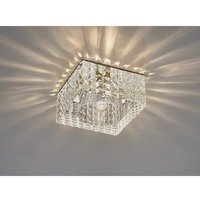 Diyas IL31842CH Ria G9 Cube Pattern Square Downlight In Polished Chrome
