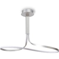 Mantra M4987 Nur LED Ceiling Light In Silver And Chrome - Dia: 860mm