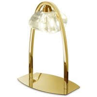 Mantra M0563FG Alfa 1 Light Table Lamp In French Gold