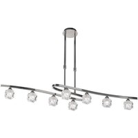 Mantra M1840 Ice 8 Light Telescopic Convertible Ceiling Light In Chrome