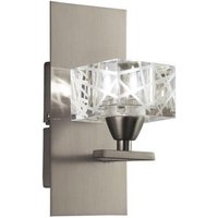 Mantra M1446SN/S Zen Sn 1 Light Switched Wall Light In Satin Nickel