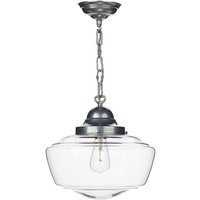 David Hunt Lighting STO0146 Stowe 1 Light Ceiling Pendant Light In Satin Chrome