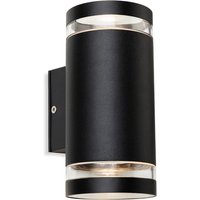 Firstlight 3822BK Pedro Outdoor Up And Down Wall Light In Black IP44