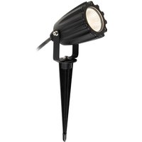 Firstlight 3857BK Marley LED Outdoor Wall And Spike Spotlight In Black IP65
