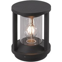 Cole 1 Light Exterior Pillar Lamp Wall Light In Anthracite