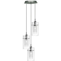 Searchlight 2300-3 Duo I, 3 Light Disc Ceiling Pendant