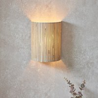 Endon 101690 Longshore Wall Light With Seagrass Shade