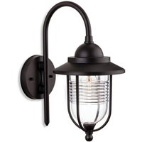 Firstlight 4909BK Oregon One Light Outside Wall Lantern Light In Black