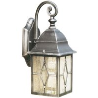 Searchlight 1642 Genoa Outdoor Wall Lantern Light In Die Cast Aluminium