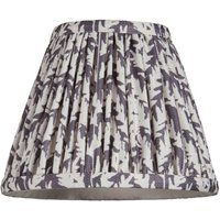 Endon 111294 Leaf Tapered Lamp Shade 16 cm In Pearl Grey