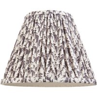 Endon 111296 Leaf Tapered Lamp Shade 25 cm In Pearl Grey
