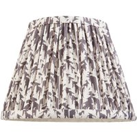 Endon 111295 Leaf Tapered Lamp Shade 20 cm In Pearl Grey