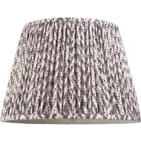 Endon 111299 Leaf Tapered Lamp Shade 40 cm In Pearl Grey