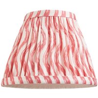 Endon 113056 Ripple Tapered Lamp Shade 16 cm In Coral Pink