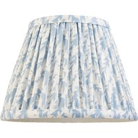 Endon 112915 Leaf Tapered Lamp Shade 20 cm In Shell Bay Blue