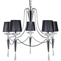 Searchlight 2085-5CC Duchess 5 Light Ceiling Pendant