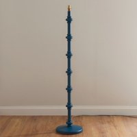 Endon 111605 Carnaby Floor Lamp Base In Satin Marlin Blue