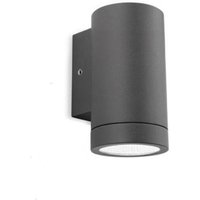 Firstlight 5937GP Shelby LED 1 Light Wall Light In Graphite Aluminium