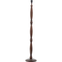 Dar HAY4947 Hayward Floor Lamp In Wood Effect, Base Only
