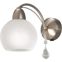 Franklite Thea FL2277/1 1 Light Satin Chrome & Crystal Wall Light