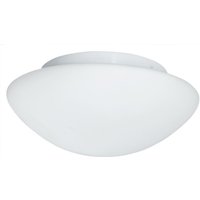 Searchlight 1910-28 Flush Modern Ceiling Light and Opal Glass
