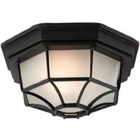 Firstlight F609BK Panel Flush Ceiling Light In Black