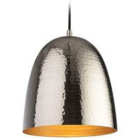Firstlight 8673NC Assam Small Nickel and Matt Brass Ceiling Pendant