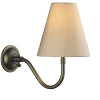 David Hunt Lighting HIC0775 + DOR0701 Hicks Wall Light with Taupe Shade