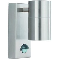 Searchlight 7008-1SS-LED Outdoor 1 Light Wall Light In Stainless Steel With Motion Sensor