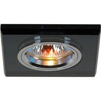 Diyas IL30817BL Black Crystal Recessed Square Downlights Fascia
