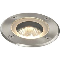 Saxby 52212 Pillar Round Outdoor Floor Light Stainless Steel IP44
