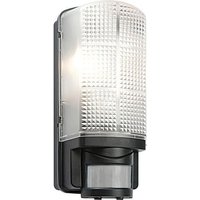Saxby 48739 Motion PIR Outdoor Wall Light in Black