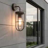 Firstlight 6942RBN Bowen Outdoor Wall Light In Rustic Brown IP65