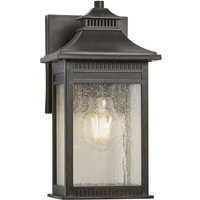 Elstead QZ-LIVINGSTON2-S Livingstone 1 Light Small Wall Lantern Light In Imperial Bronze