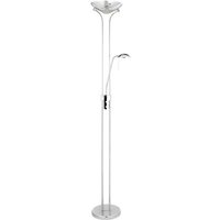 Searchlight 5430CC LED Mother And Child Two Light Floor Light In Chrome
